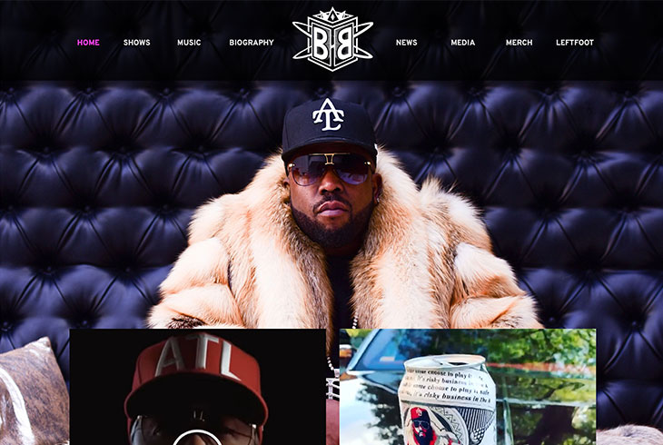 Big Boi home page